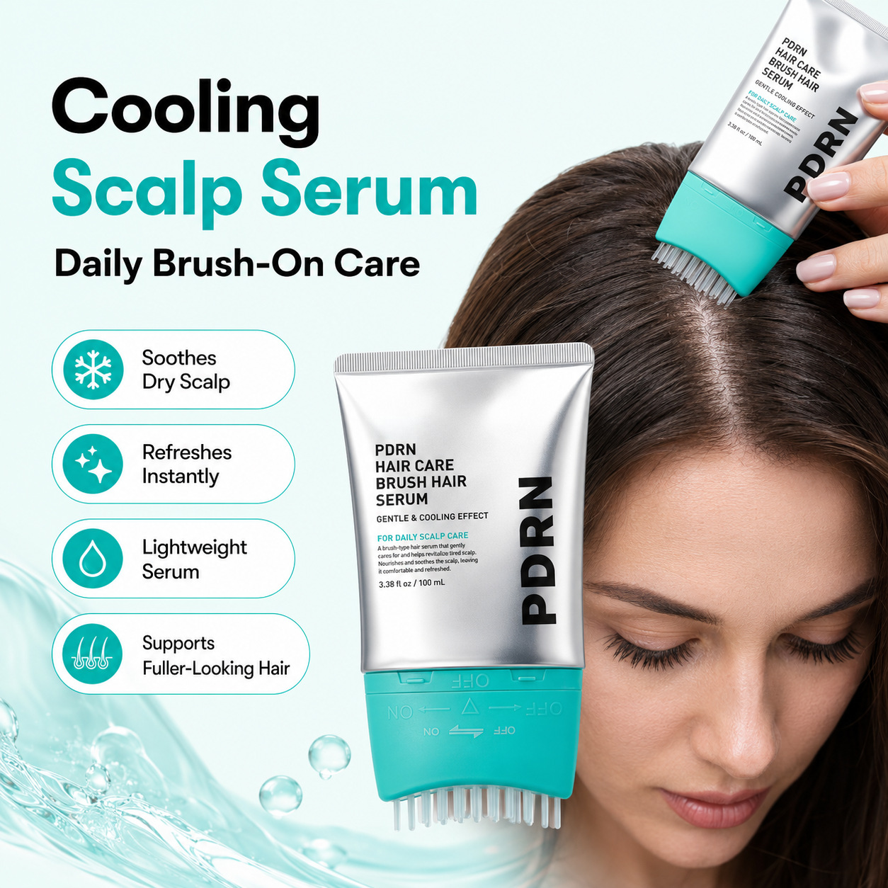 PDRN配合の頭皮修復美容液。髪の根元を強化し、櫛の歯と液体 - Root Stimulator Liquid のレビューと価格