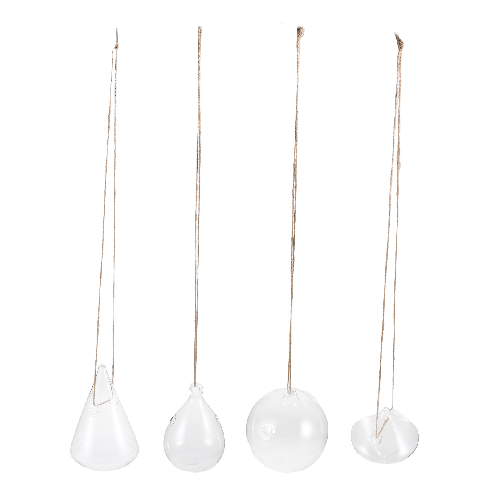 ガラス製ハンギングプランター4個組。水耕栽培用、壁掛け花瓶、 - Propagation Station Vase のレビューと価格